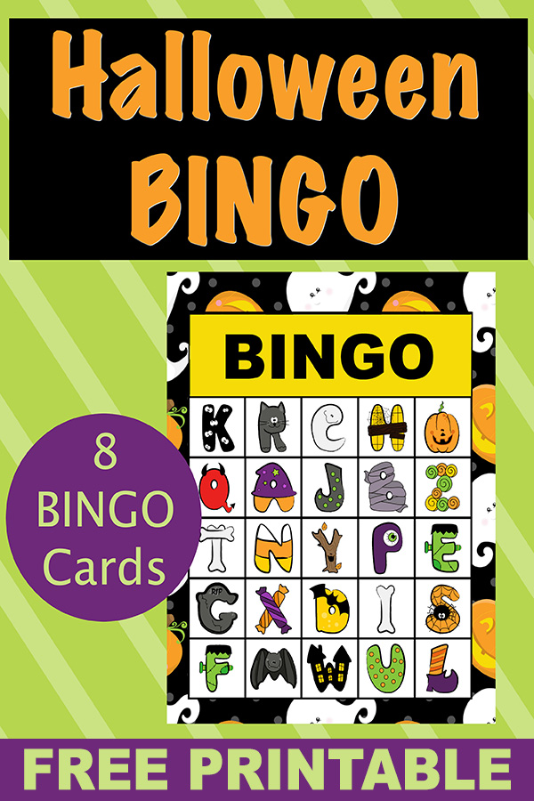 Halloween Alphabet Bingo Game