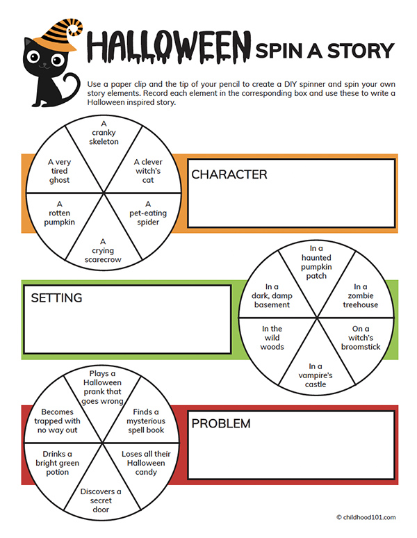 Halloween Storywriting Prompts