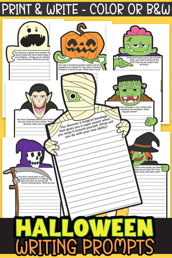 Printable Halloween Writing Prompts