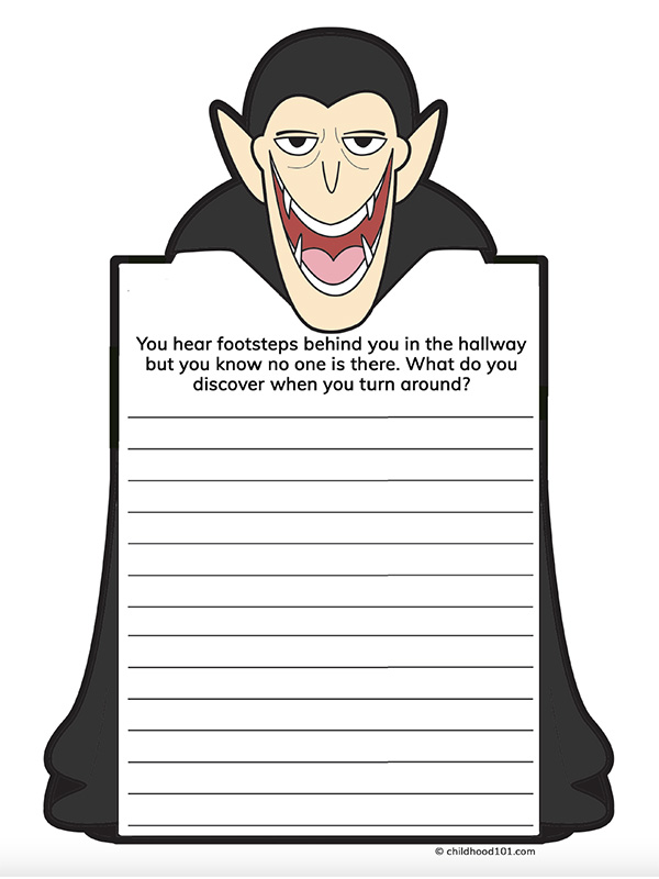 Printable Halloween Writing Prompts for Kids