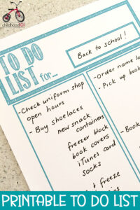 Printable To Do List